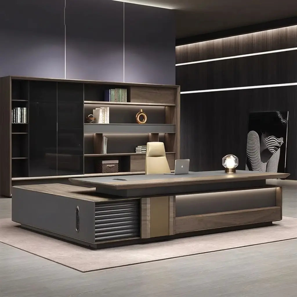 Frisco · Modern L-Shaped Executive Desk