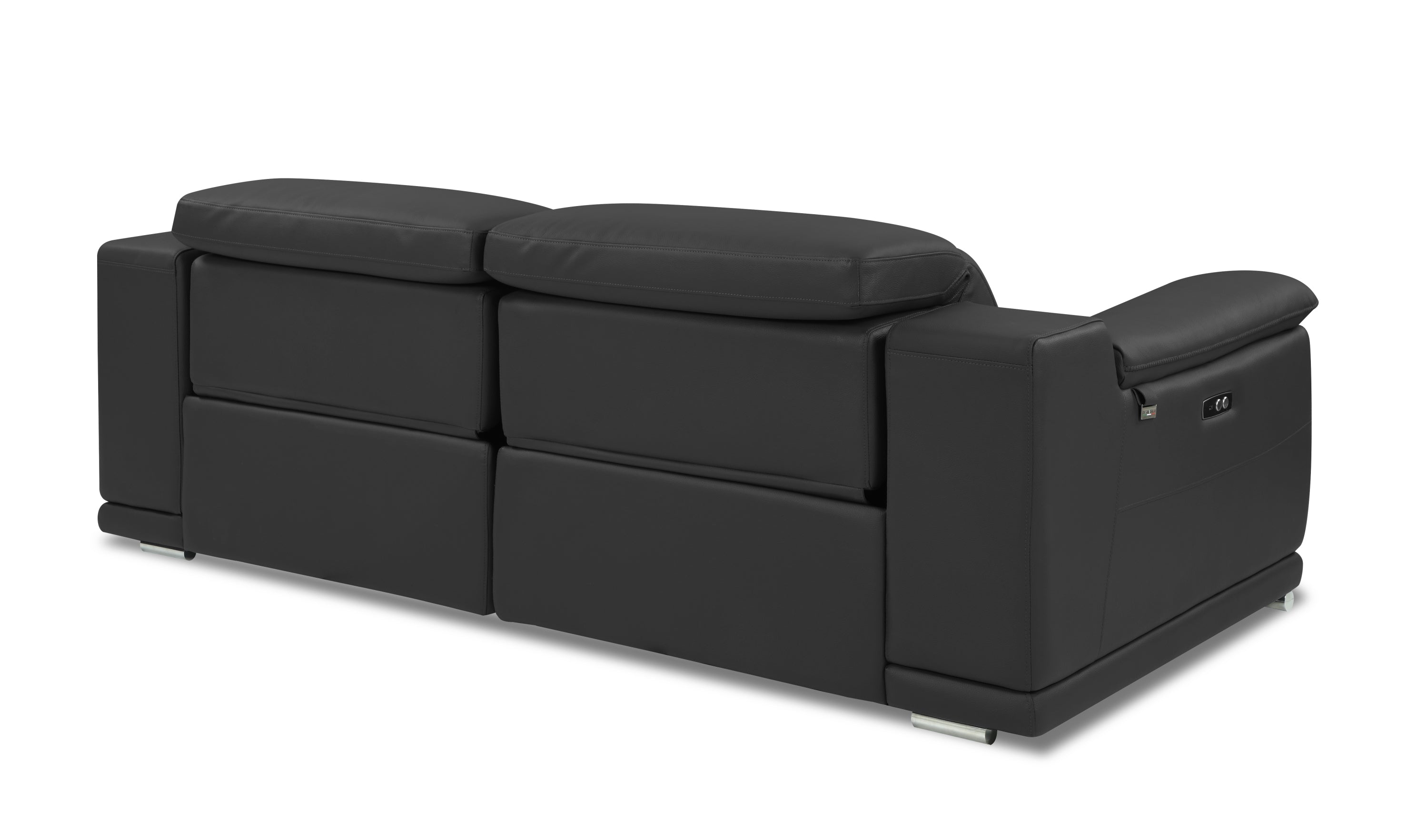 Genuine Italian Leather Power Reclining Sofa