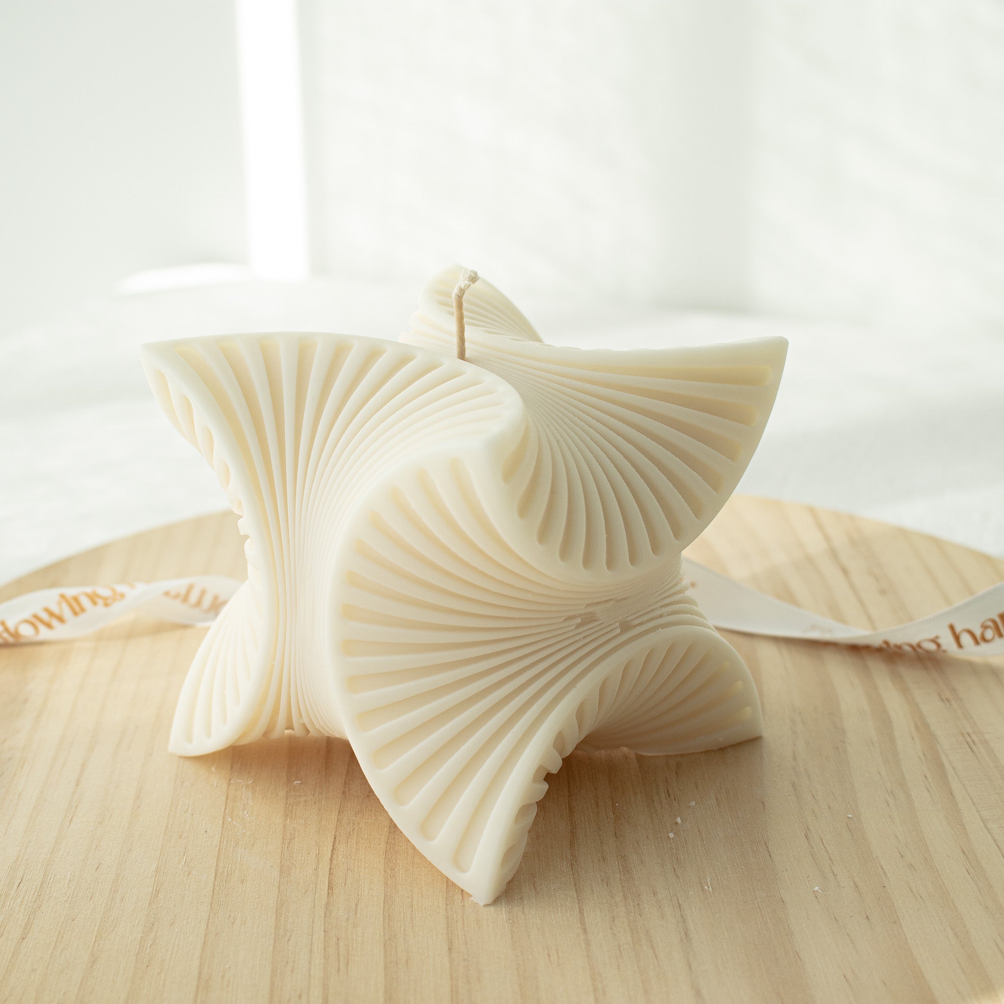 Geometric Cube Candle, Abstract Home Decor