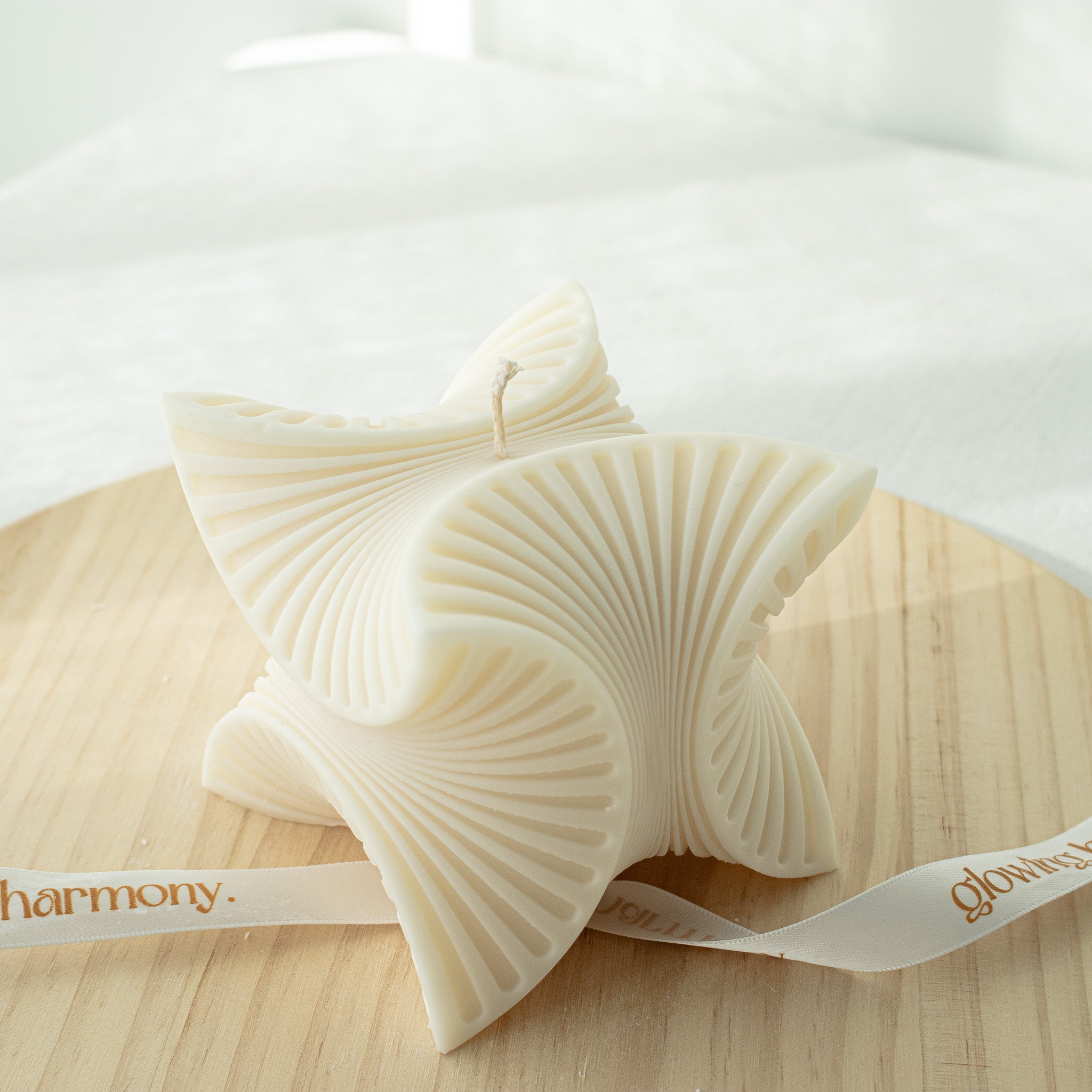 Geometric Cube Candle, Abstract Home Decor