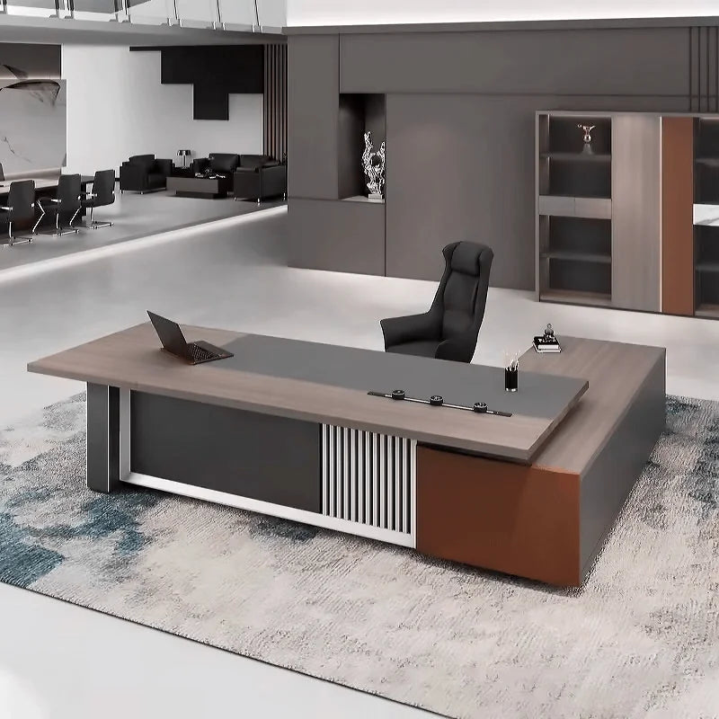 Gidley · Modern L-Shaped Executive Desk