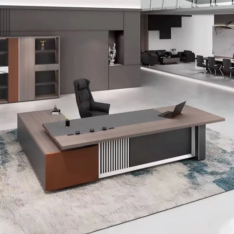 Gidley · Modern L-Shaped Executive Desk