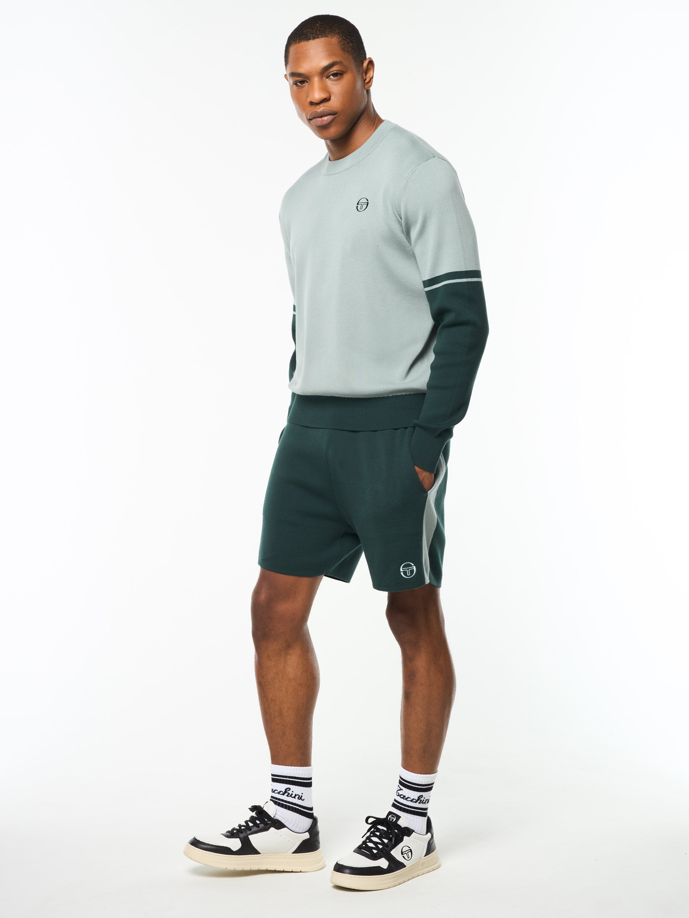 Giovane Crewneck- Slate Gray