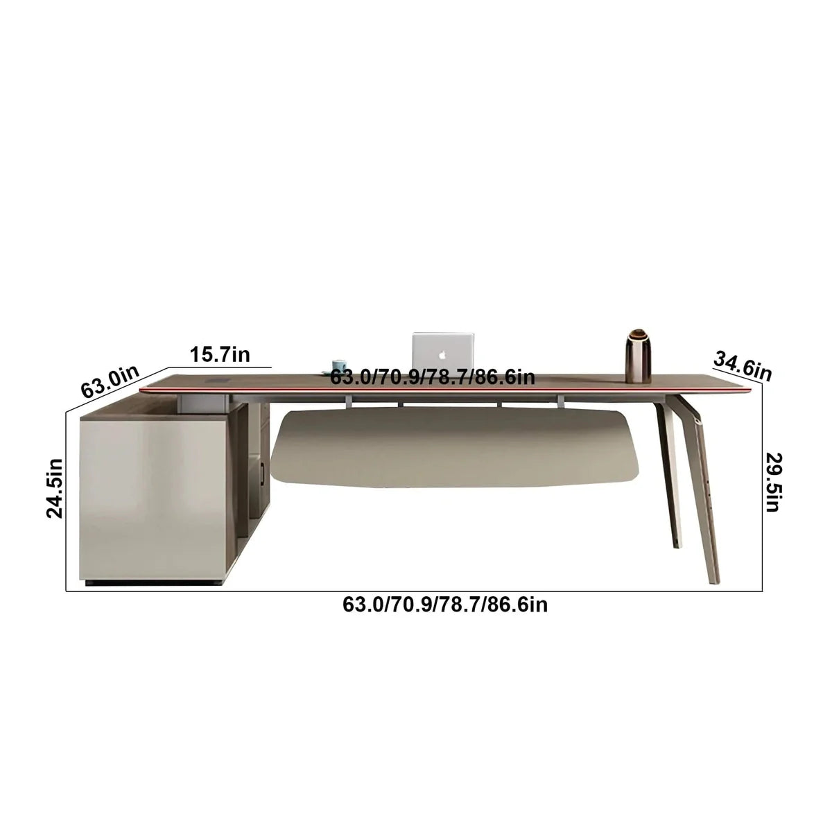 Grafton · Modern L-Shaped Desk