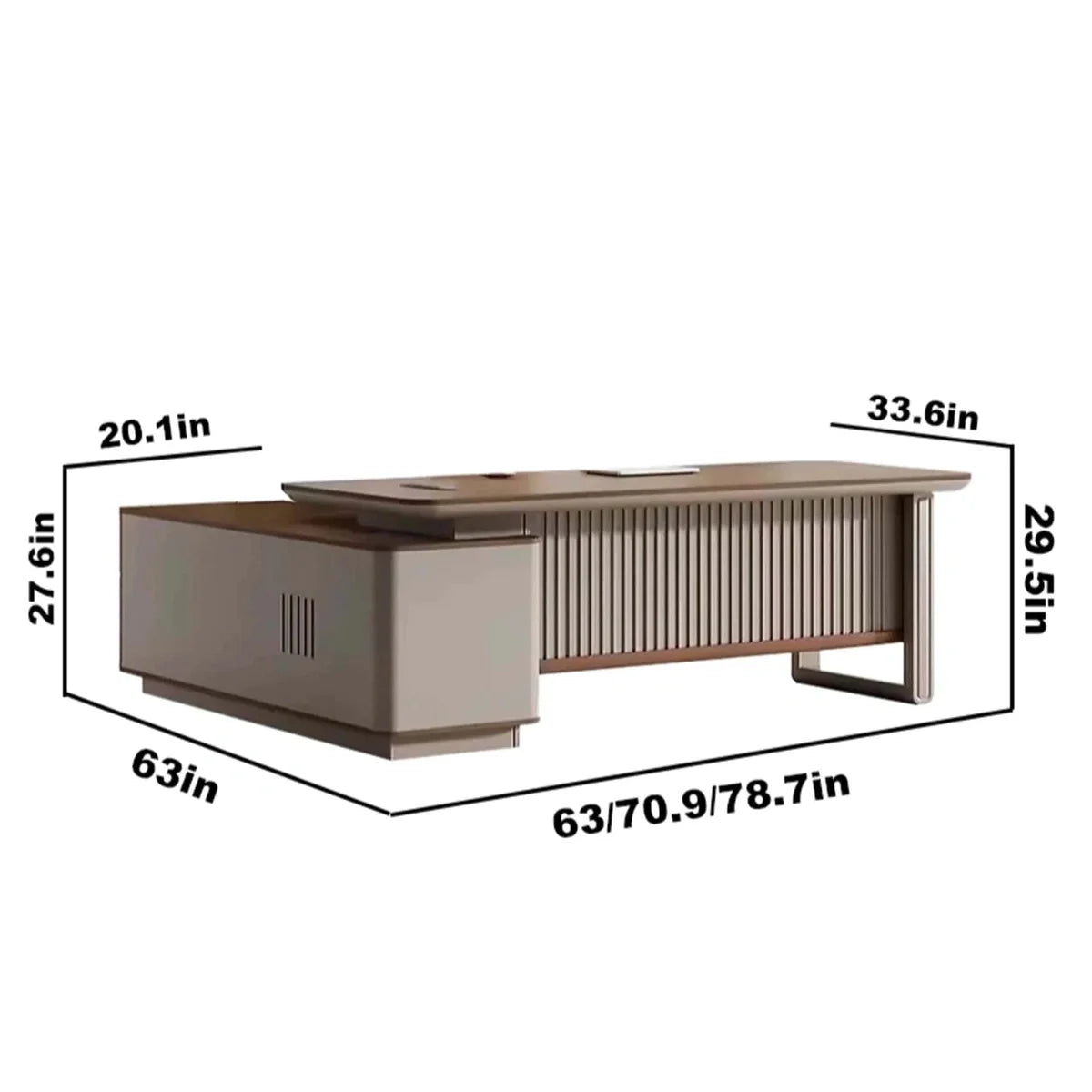 Granby · Modern Executive L-Shaped Desk