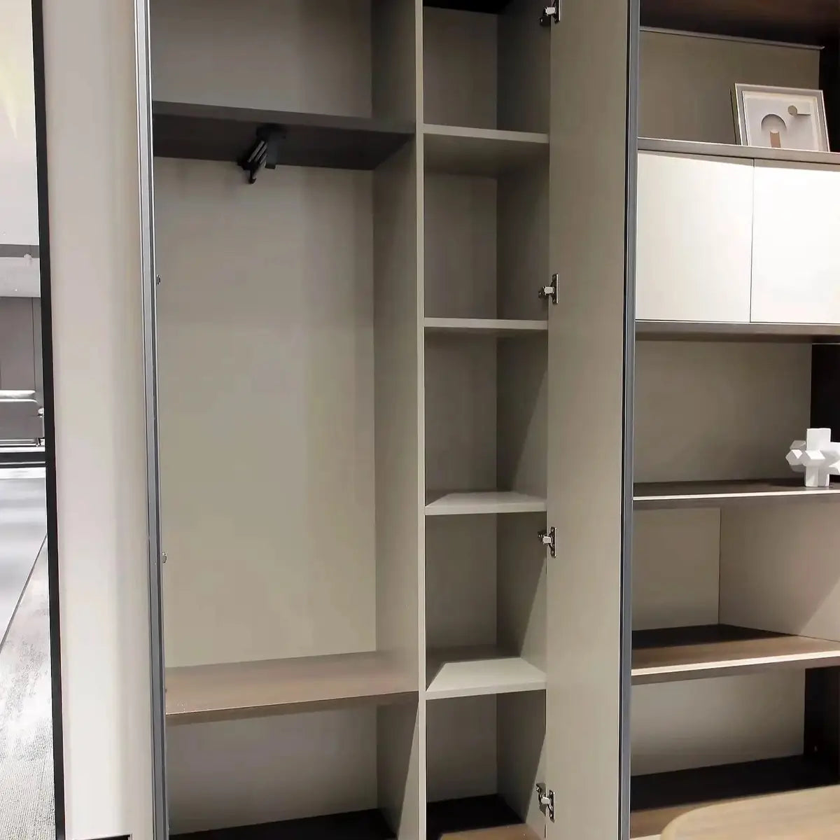 Hadwyn · Office Shelves w/ Lighting & Storage