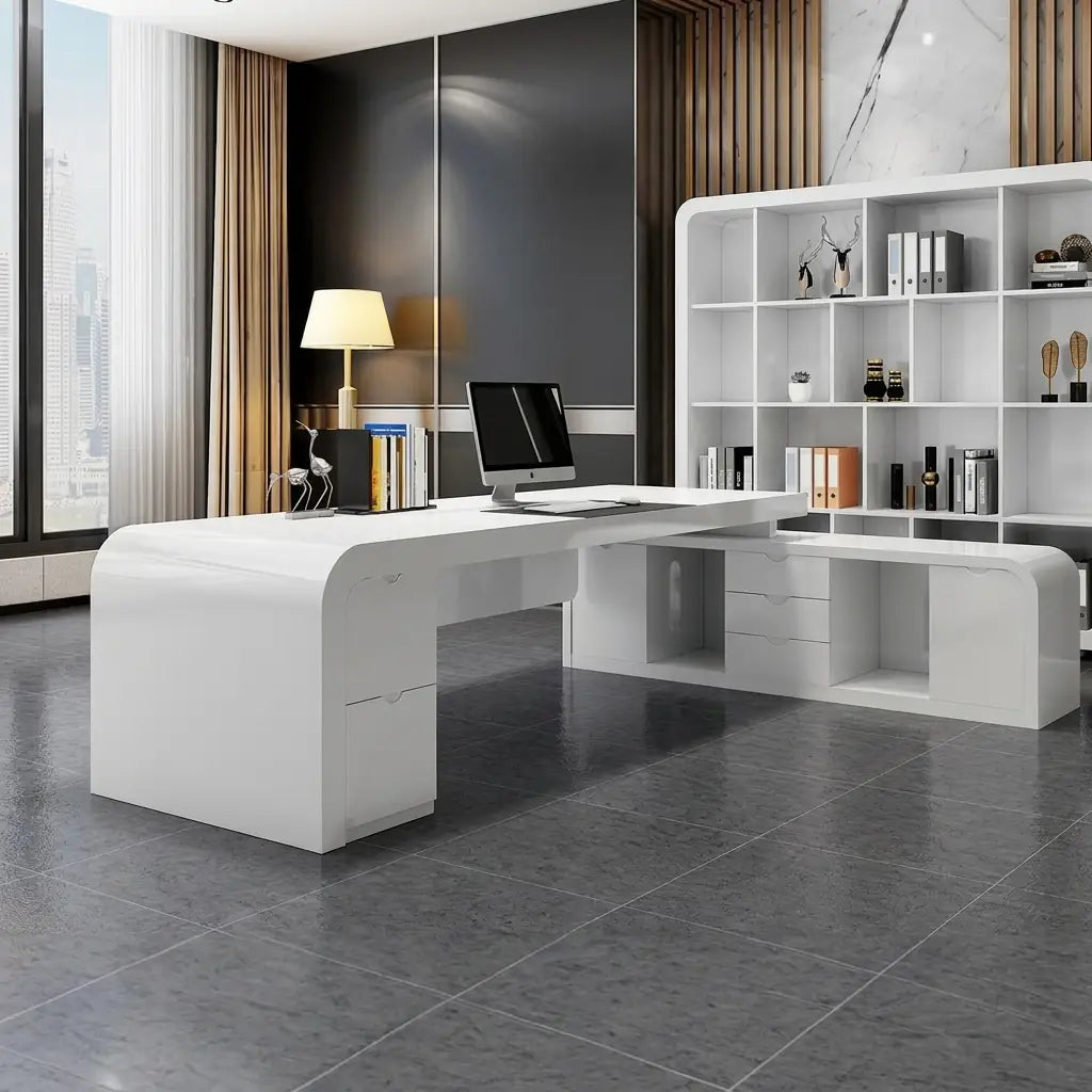 Halcyon · L-Shaped Executive Desk