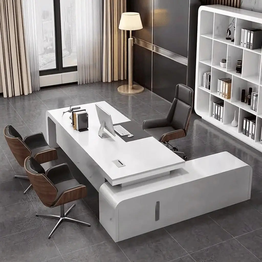 Halcyon · L-Shaped Executive Desk