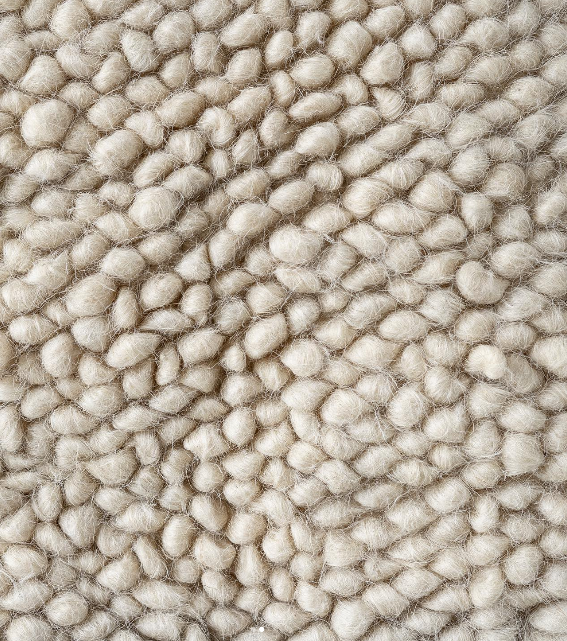Handwoven Wool Decorative Pillow "Stones"