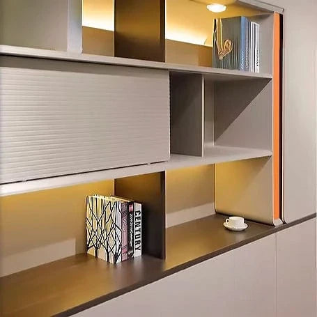 Harbord · Modern Office Shelves w/ Lighting, Storage