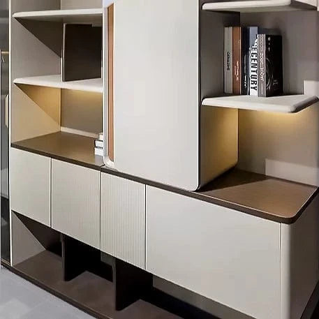 Harbord · Modern Office Shelves w/ Lighting, Storage