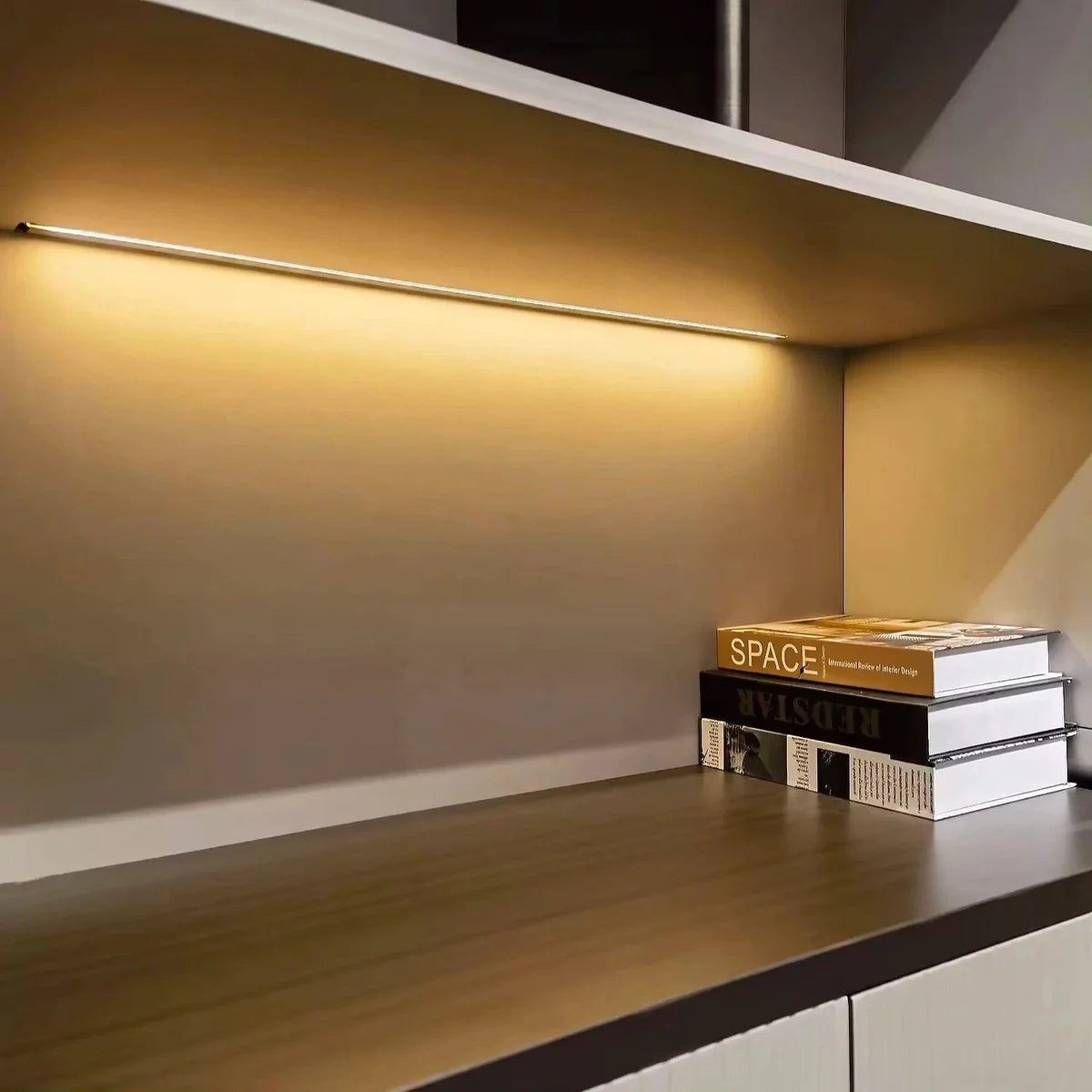 Harbord · Modern Office Shelves w/ Lighting, Storage