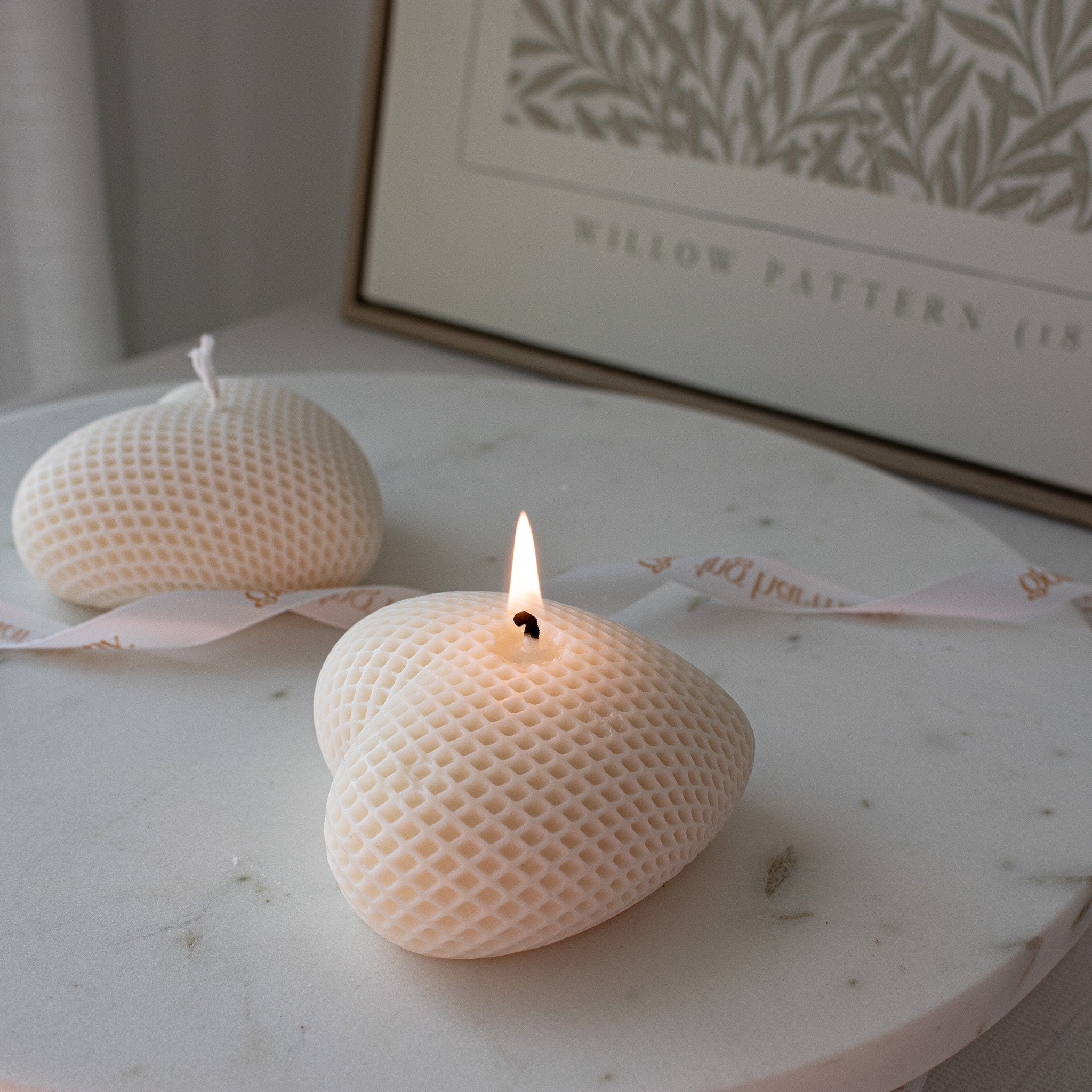 Heart Shaped Candle Home Decor, Valentine's Day Gift, Mother's Day Present