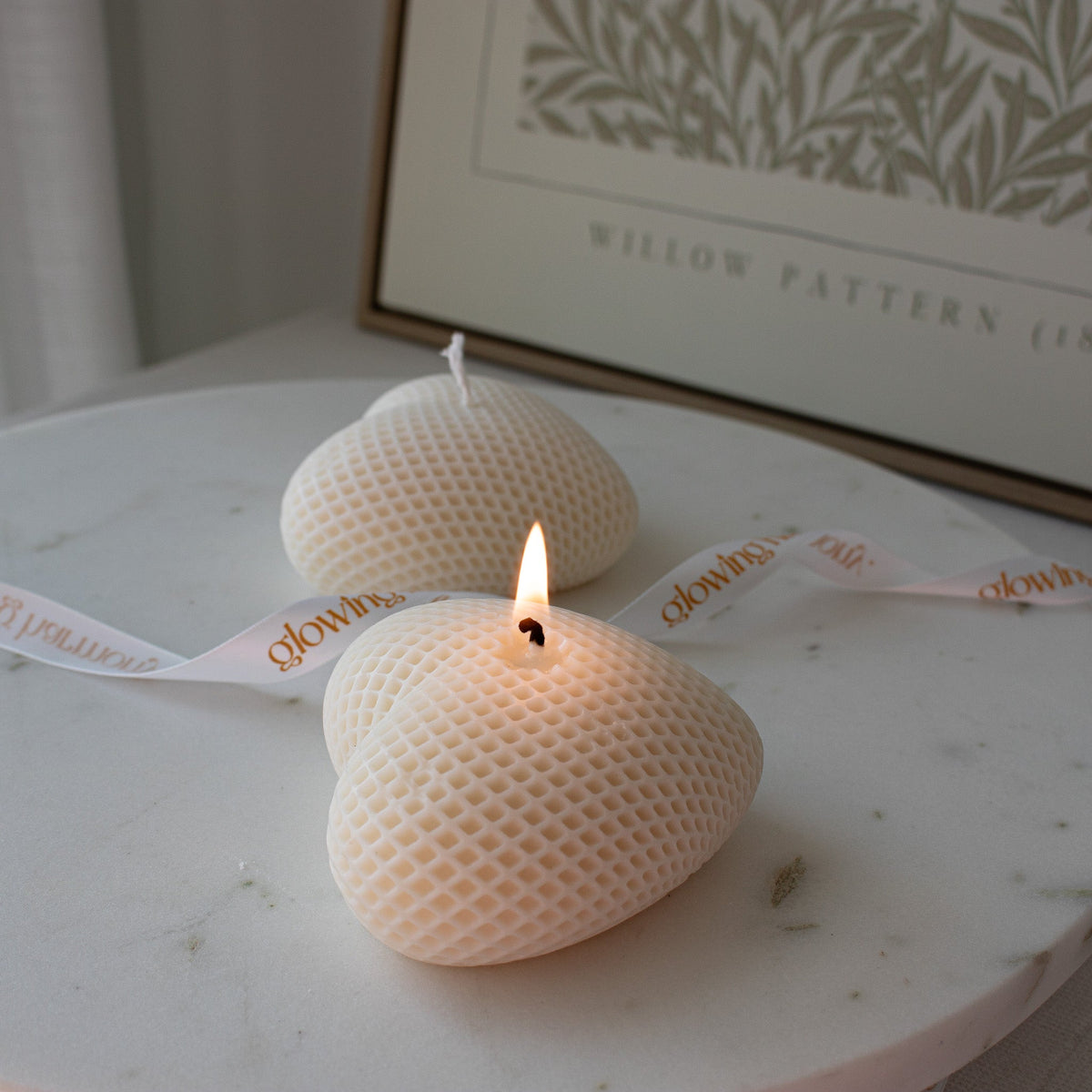 Heart Shaped Candle Home Decor, Valentine's Day Gift, Mother's Day Present
