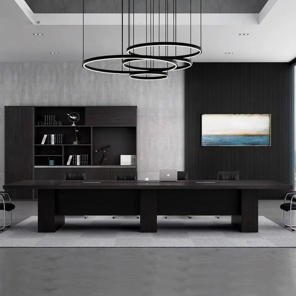 Hendley · Black Conference Room Table