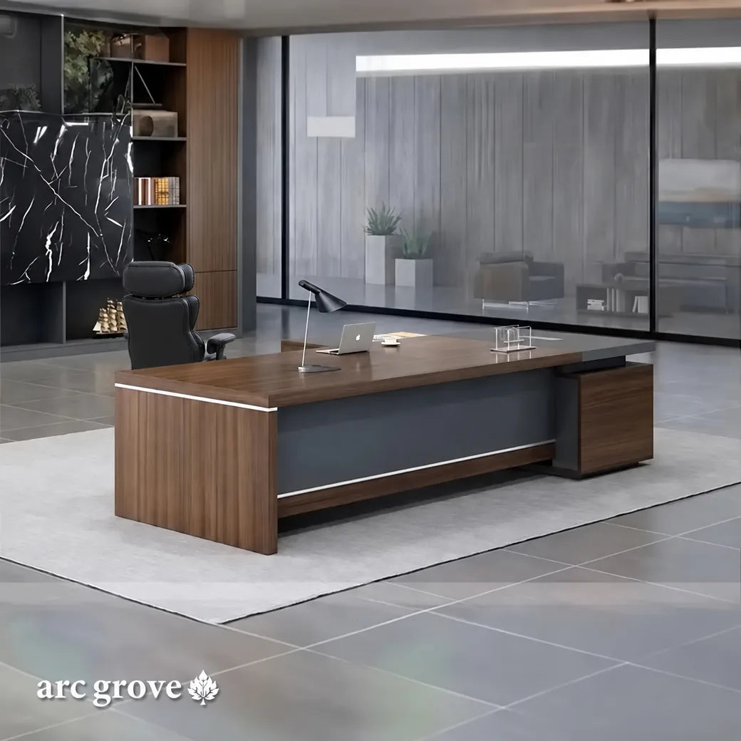 Hershey · Modern L-Shaped Executive Desk