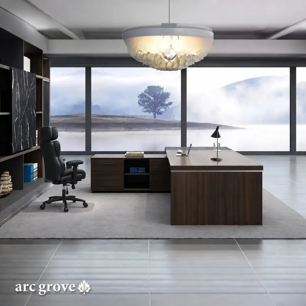 Hershey · Modern L-Shaped Executive Desk
