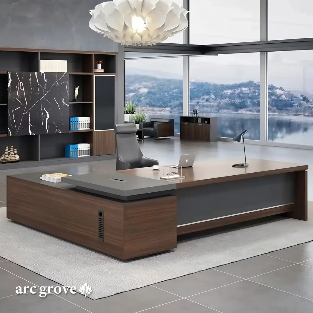 Hershey · Modern L-Shaped Executive Desk