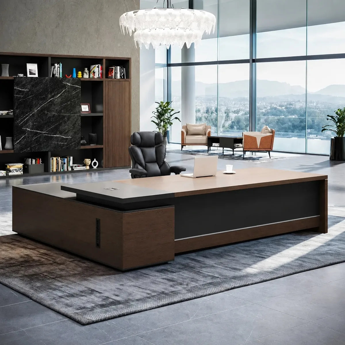 Hershey · Modern L-Shaped Executive Desk