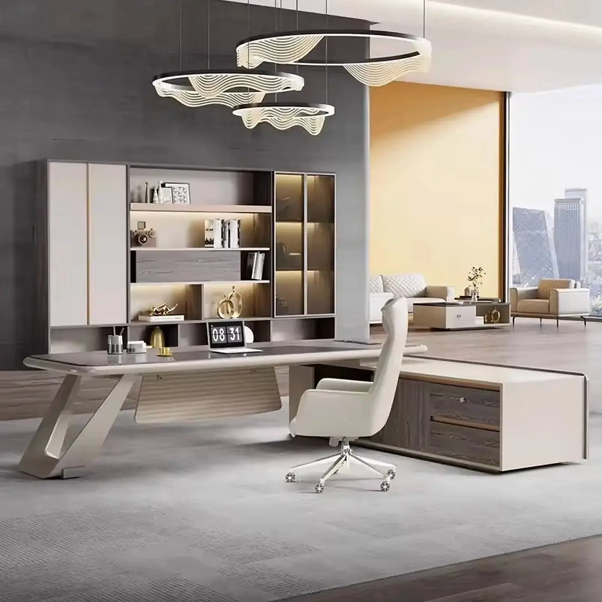 Heyer · Modern L-Shaped Executive Desk