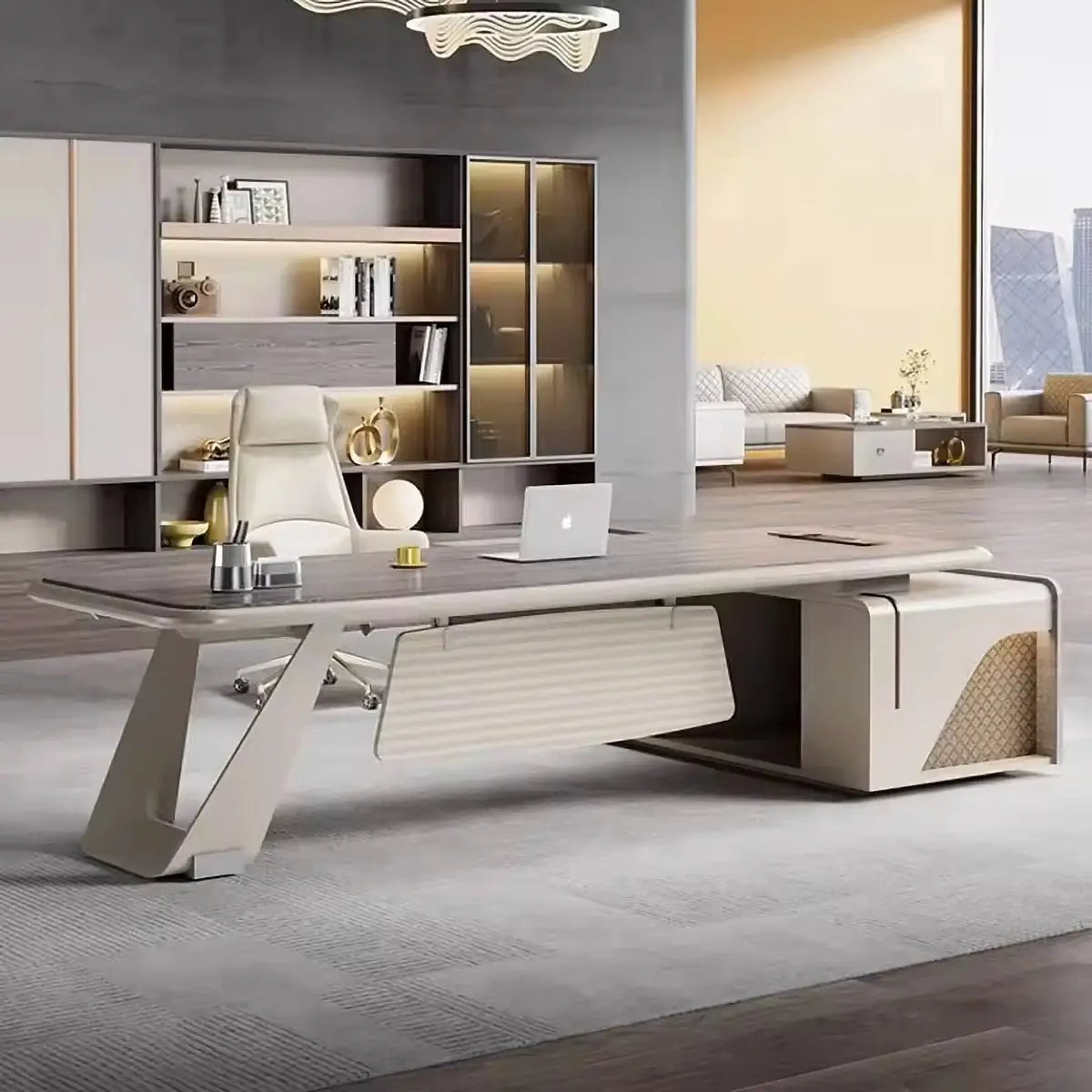 Heyer · Modern L-Shaped Executive Desk