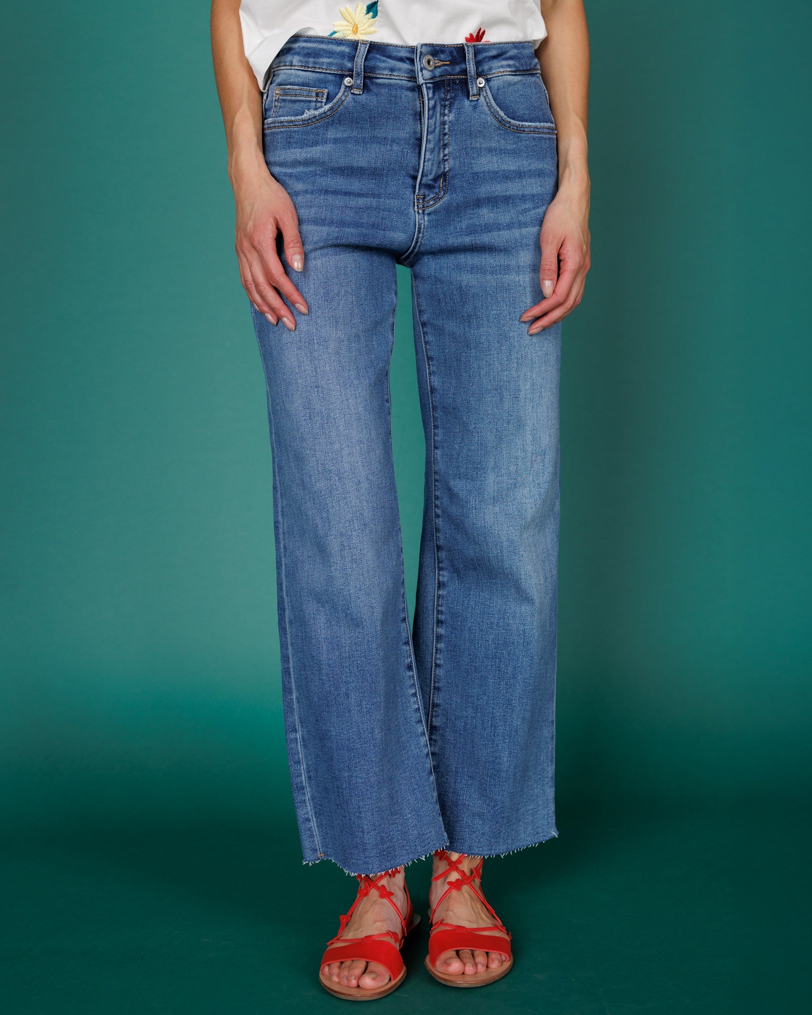 High Rise Wide Leg