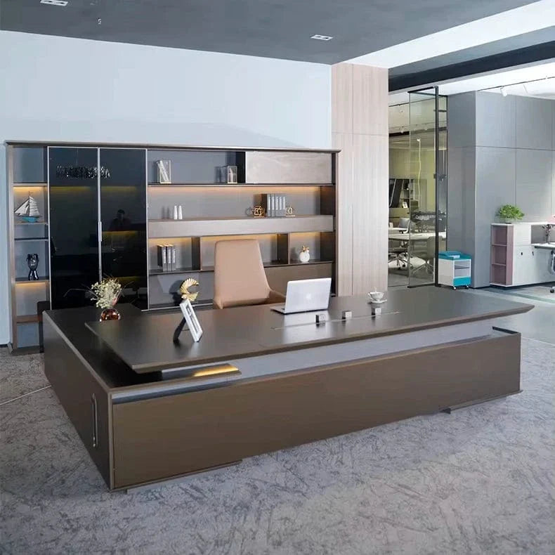 Hiley · Modern L-Shaped Executive Desk