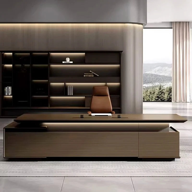 Hiley · Modern L-Shaped Executive Desk