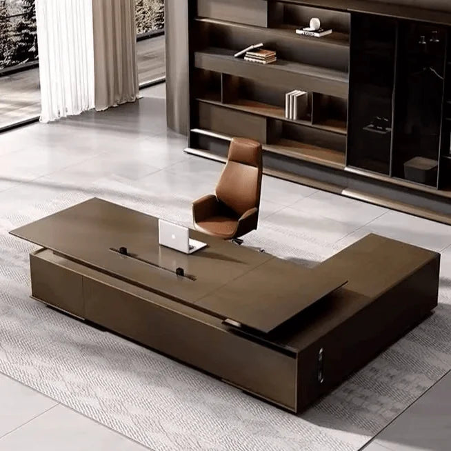 Hiley · Modern L-Shaped Executive Desk