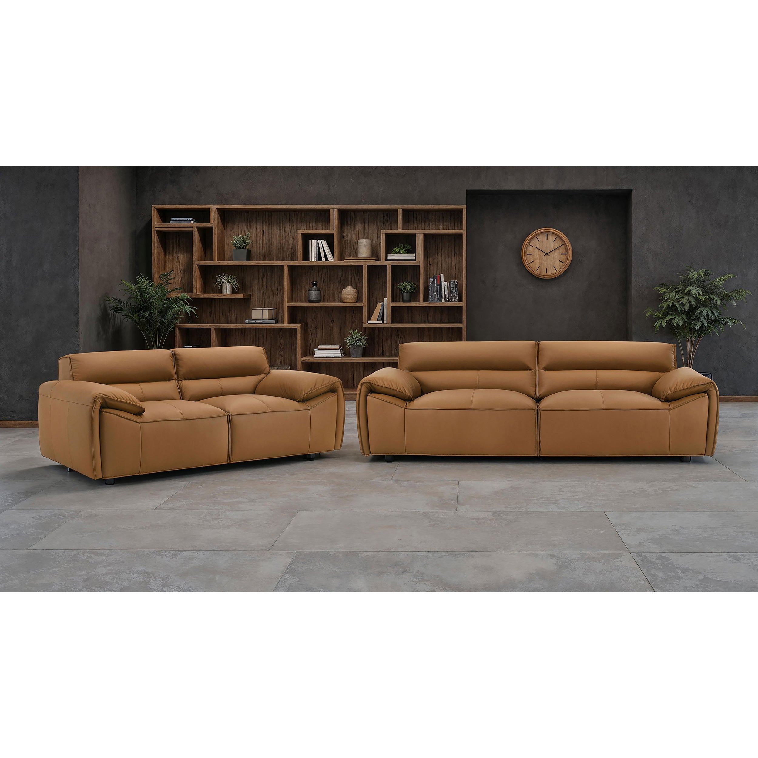 Hudson Orange Upholstered Sofa