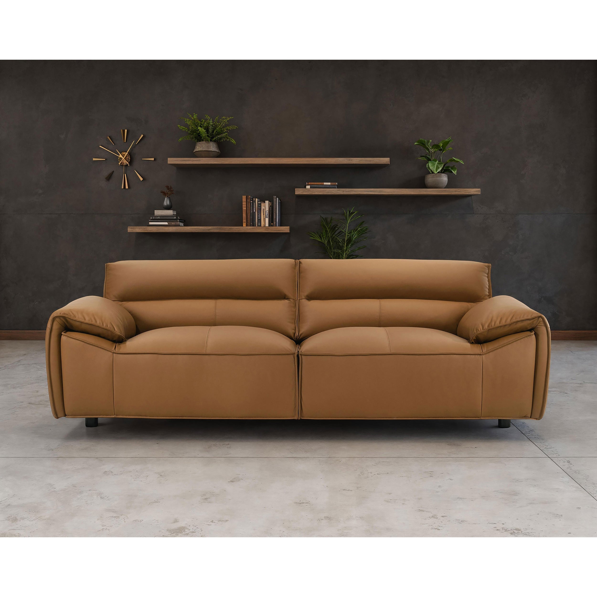 Hudson Orange Upholstered Sofa