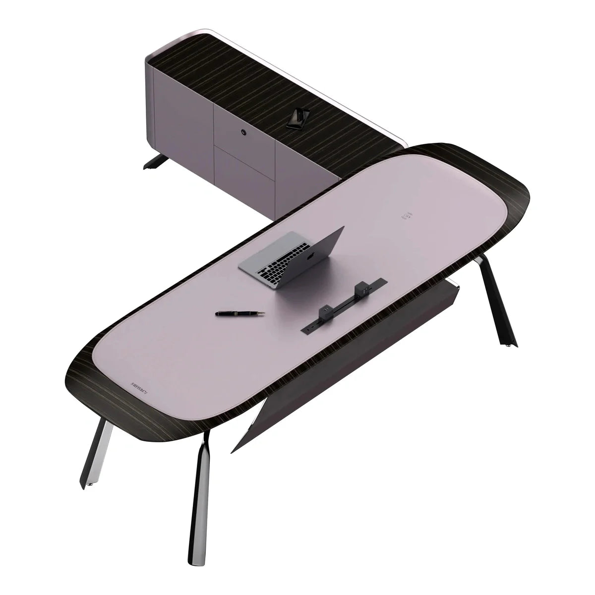 Intego · Executive Desk w/ Mobile Storage