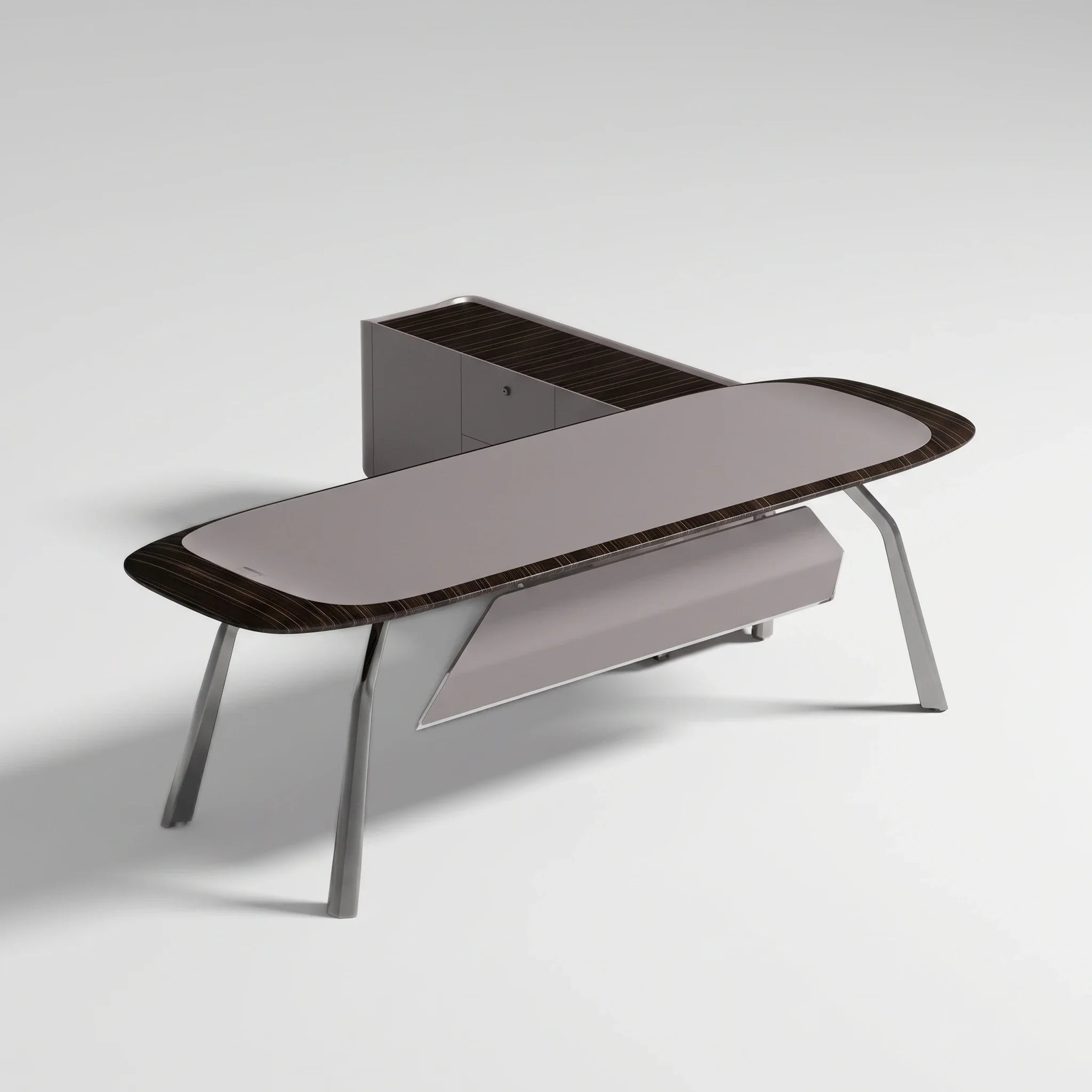 Intego · Executive Desk w/ Mobile Storage
