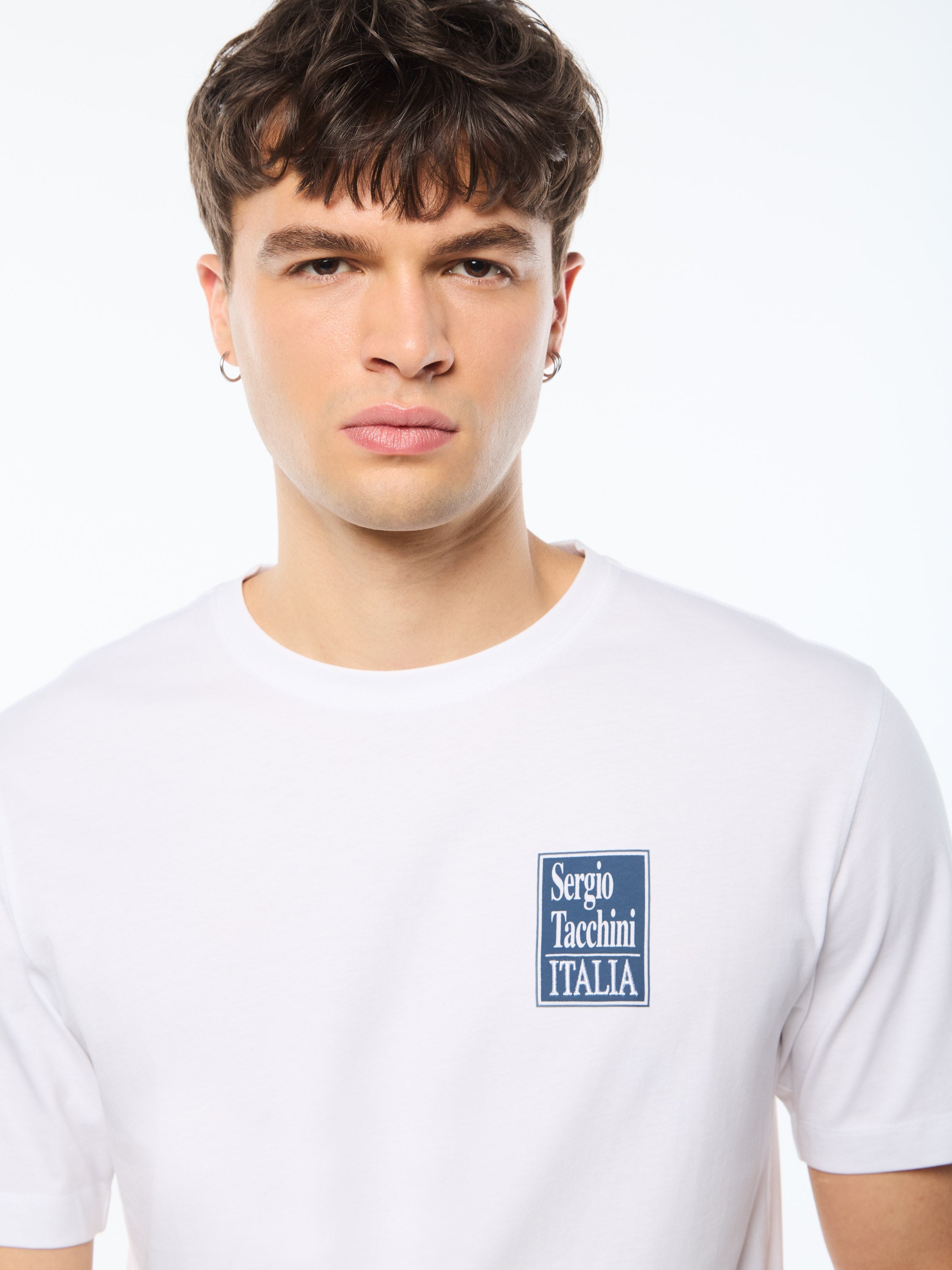 Italia T-Shirt-Brilliant White
