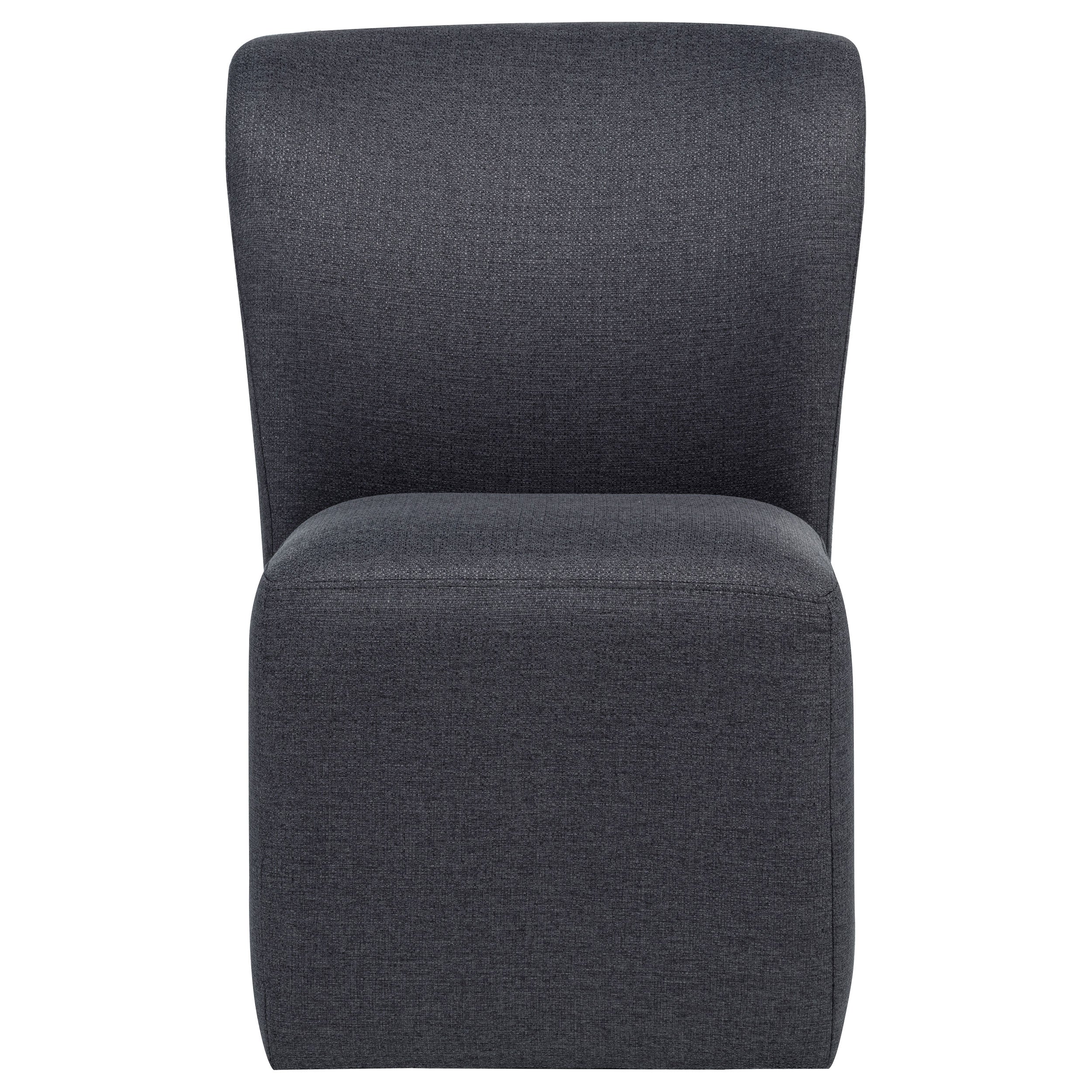 Jaelynn Upholstered Parsons Dining Side Chair Charcoal (Set of 2)