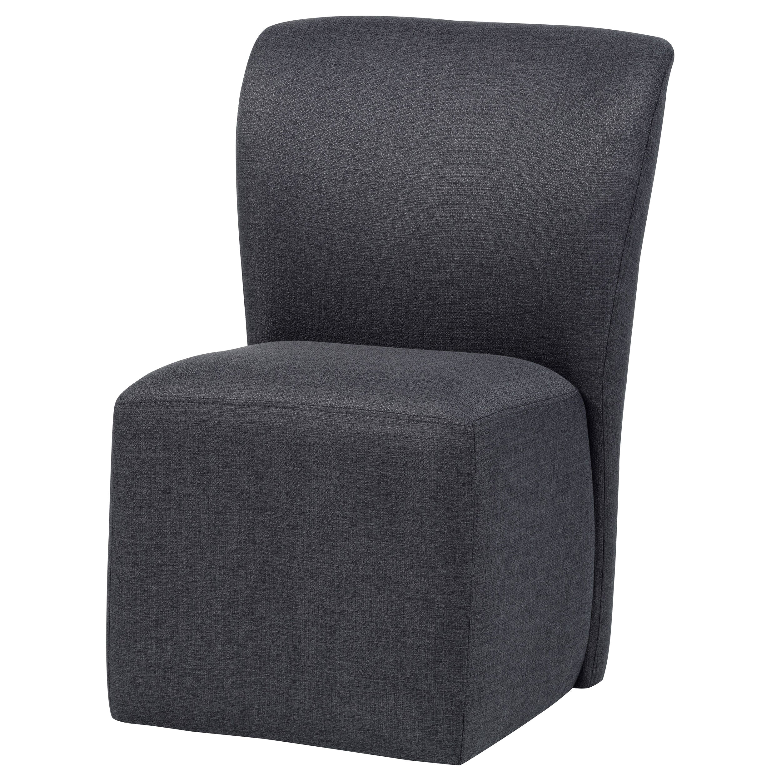 Jaelynn Upholstered Parsons Dining Side Chair Charcoal (Set of 2)