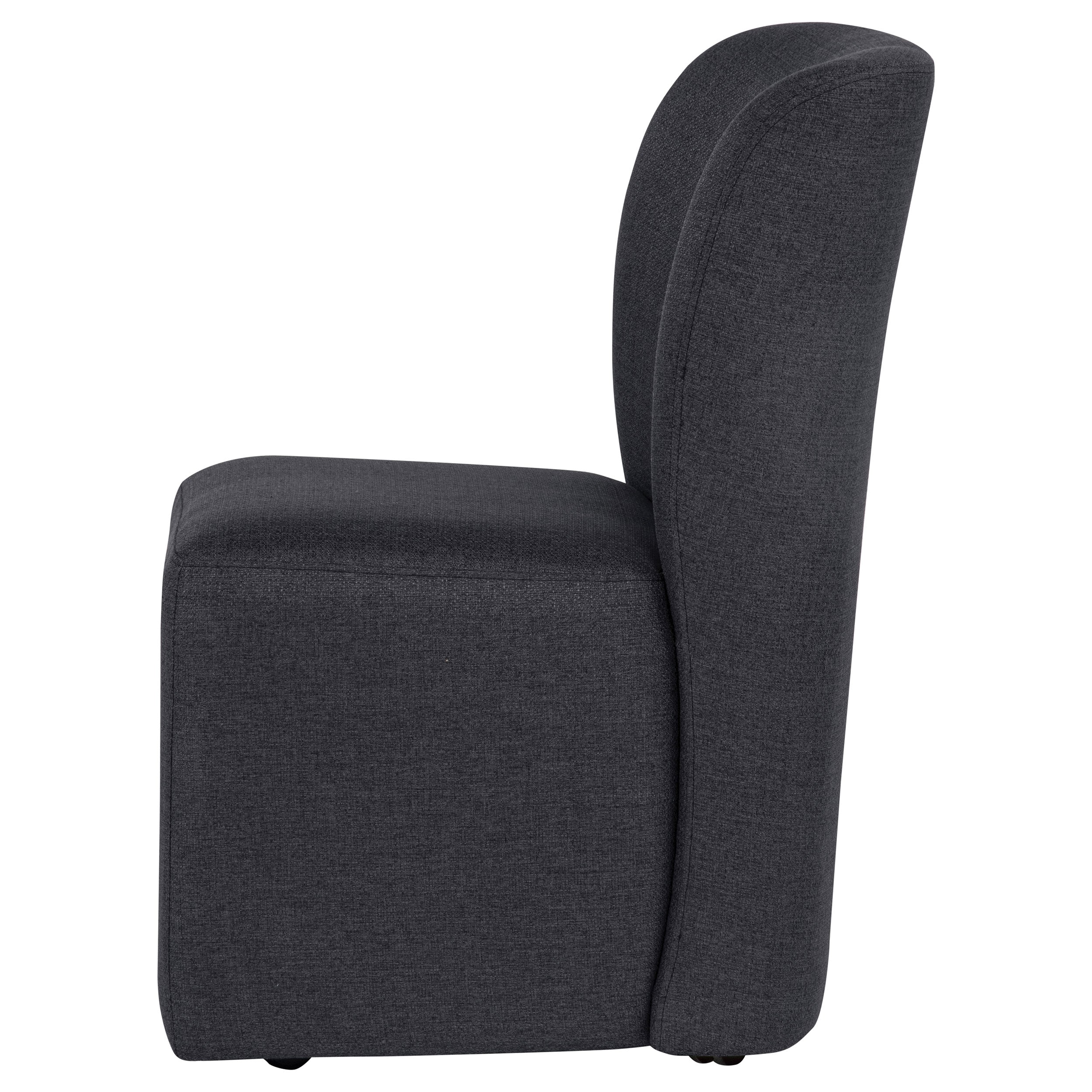 Jaelynn Upholstered Parsons Dining Side Chair Charcoal (Set of 2)