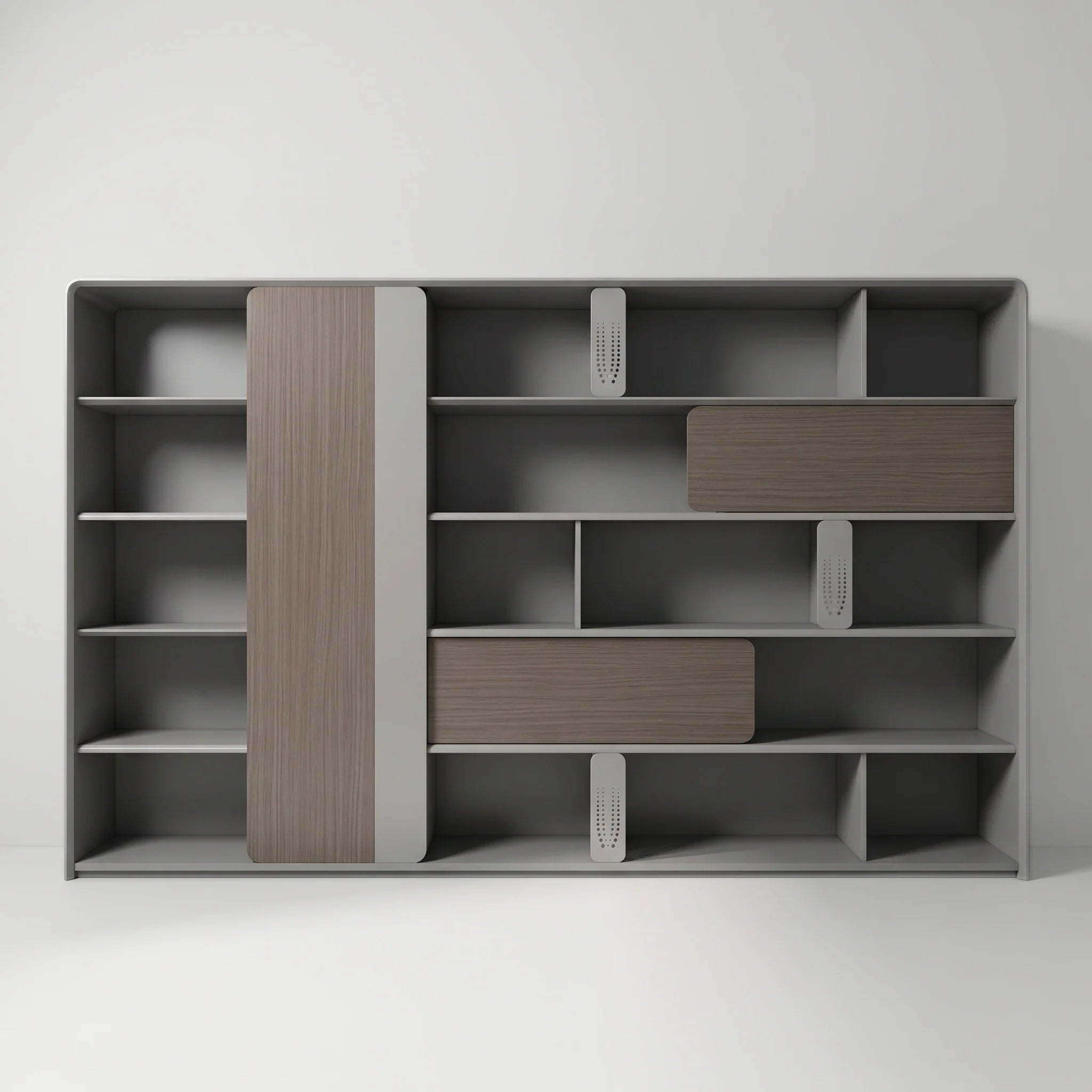 Keswick · Office Shelves w/ Lighting & Storage