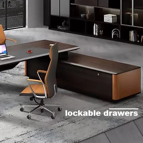 Kitley · Modern L-Shaped Executive Desk