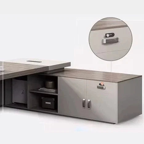 Lachlan · Modern L-Shaped Executive Desk