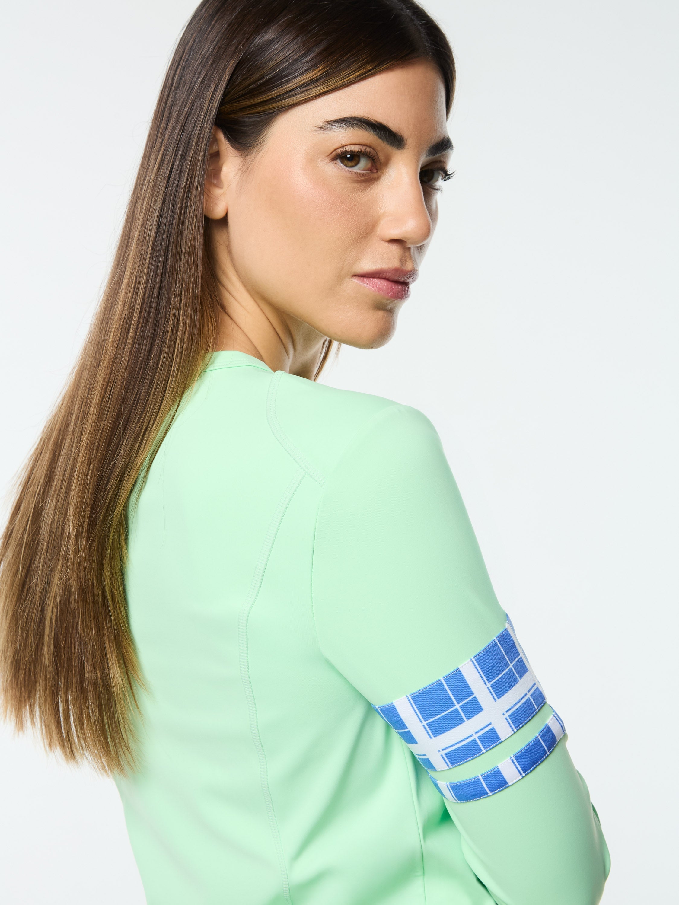 Lara Contour Jacket- Green Ash