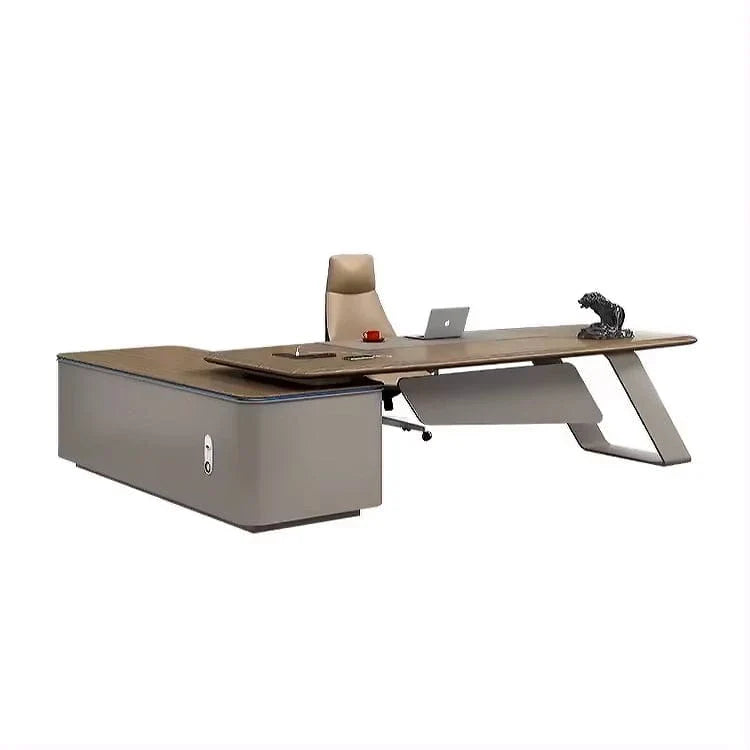 Laurier · Modern L-Shaped Executive Desk