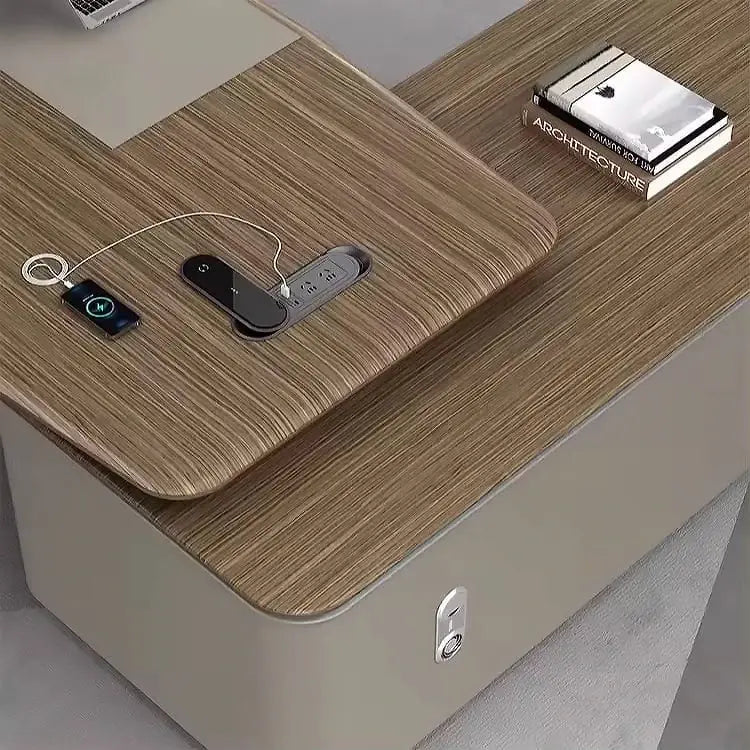 Laurier · Modern L-Shaped Executive Desk