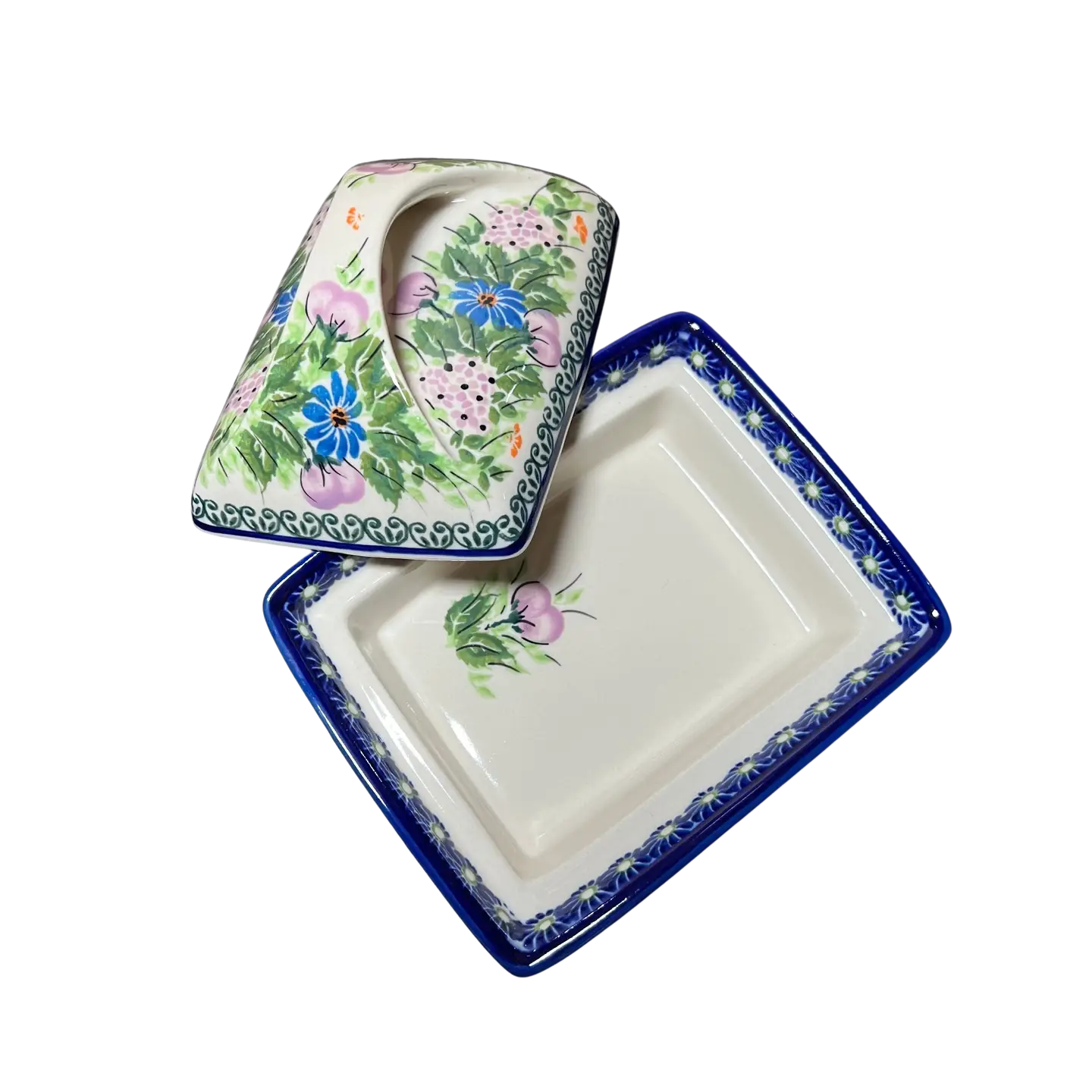 Lavender Box Butter Dish