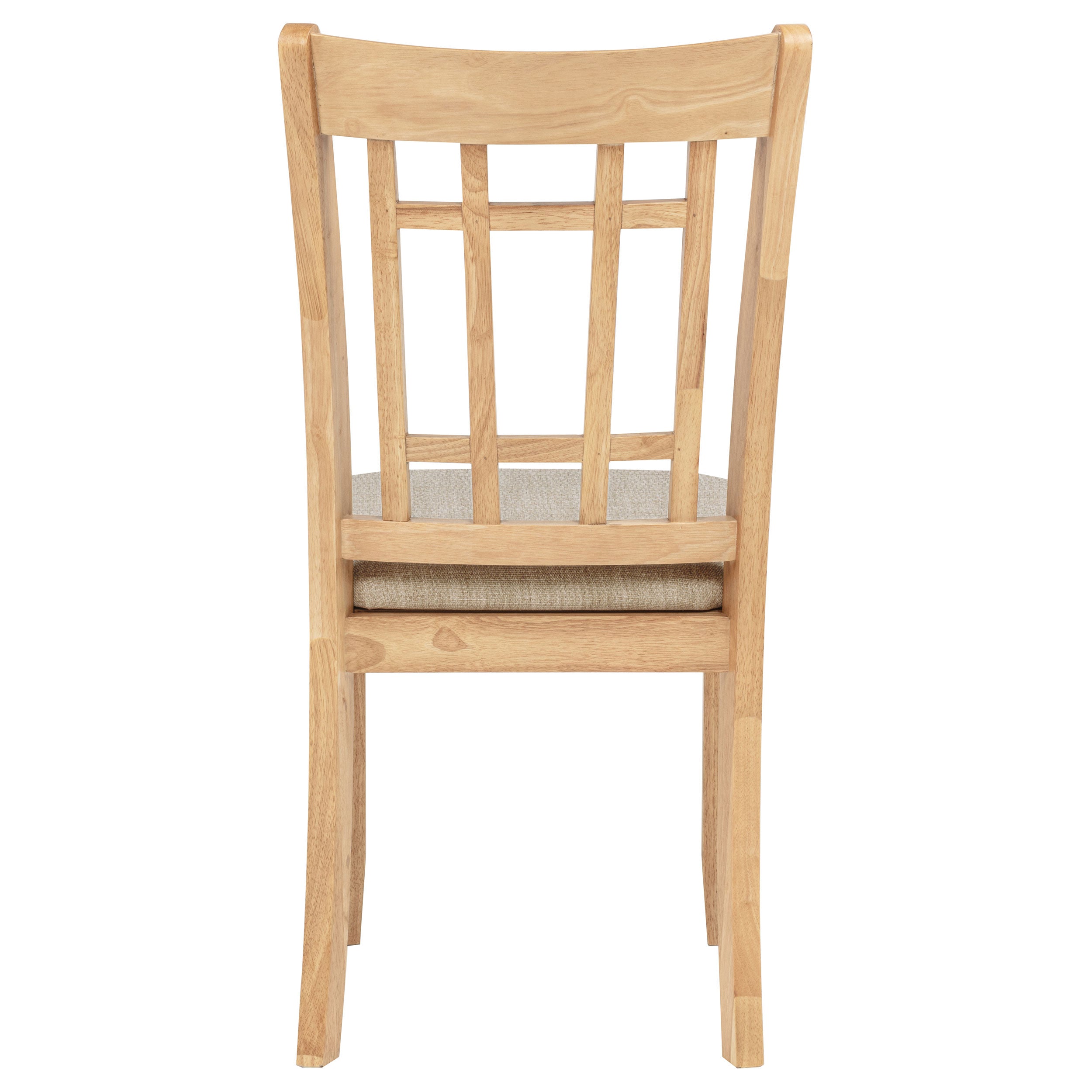 Lavon Wood Dining Side Chair Linen and Light Oak (Set of 2)