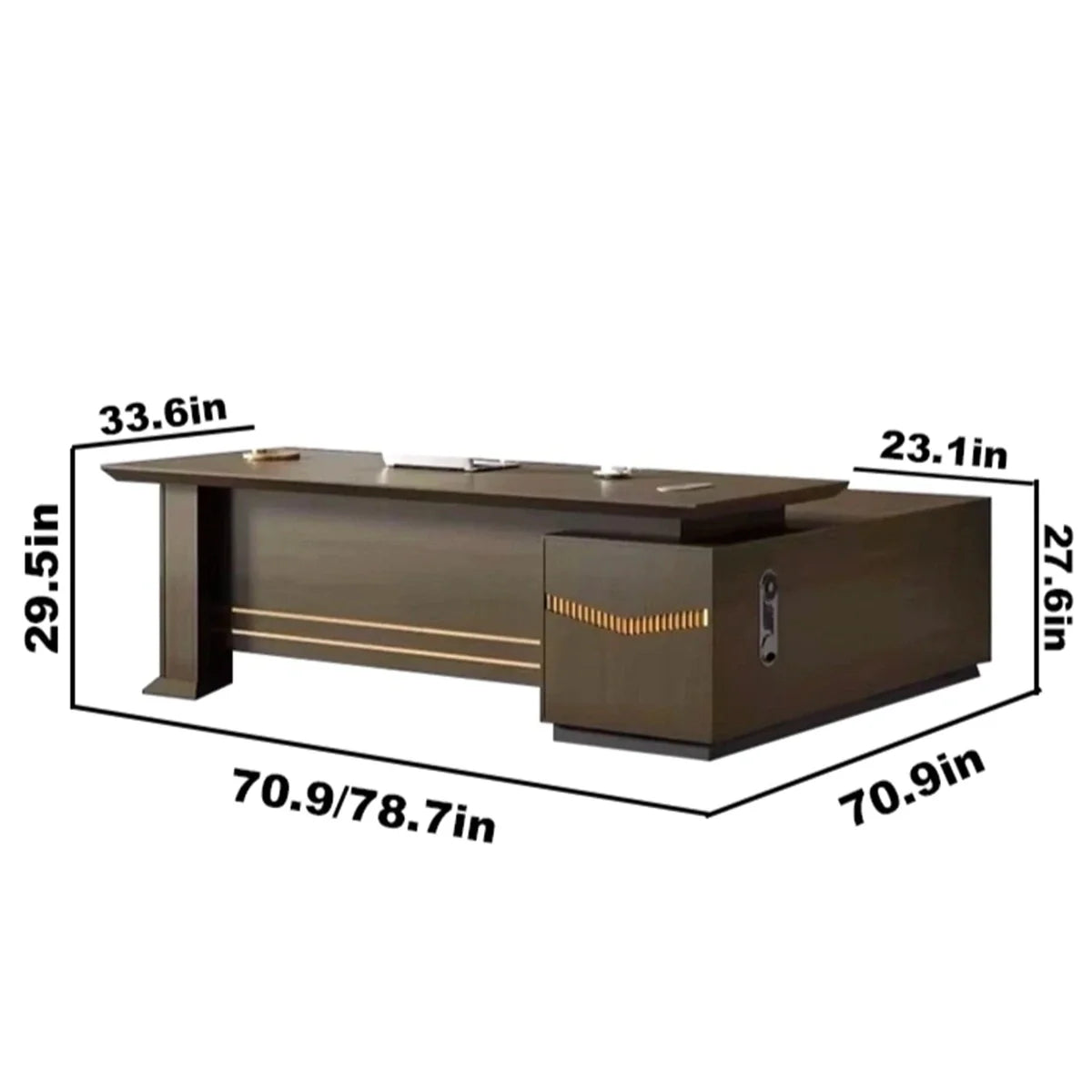 Lawson · Modern L-Shaped Executive Desk