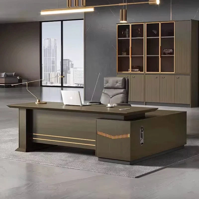 Lawson · Modern L-Shaped Executive Desk