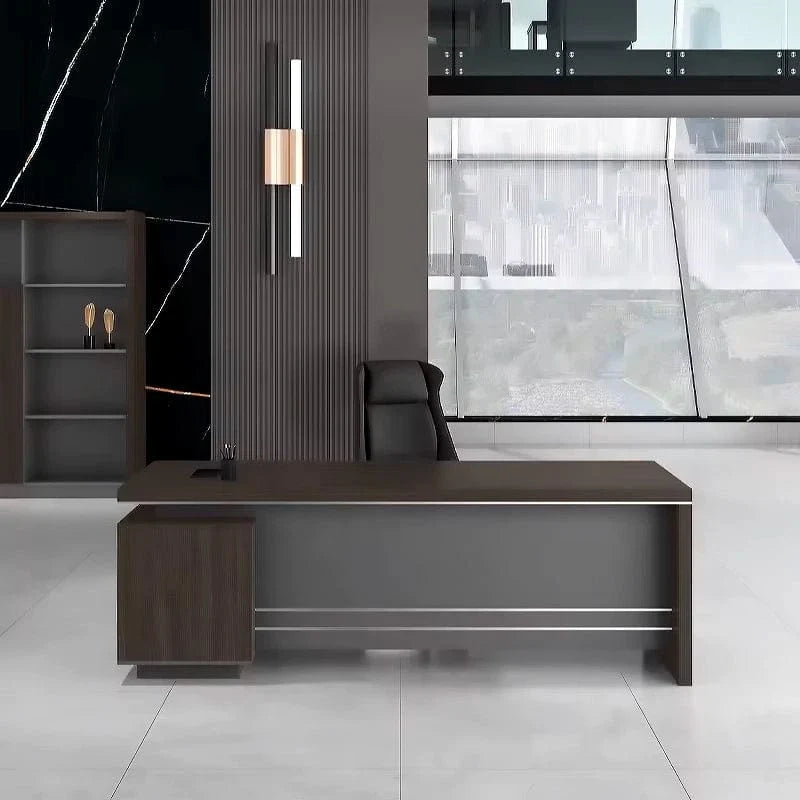 Leeds · Modern Executive L-Shaped Desk