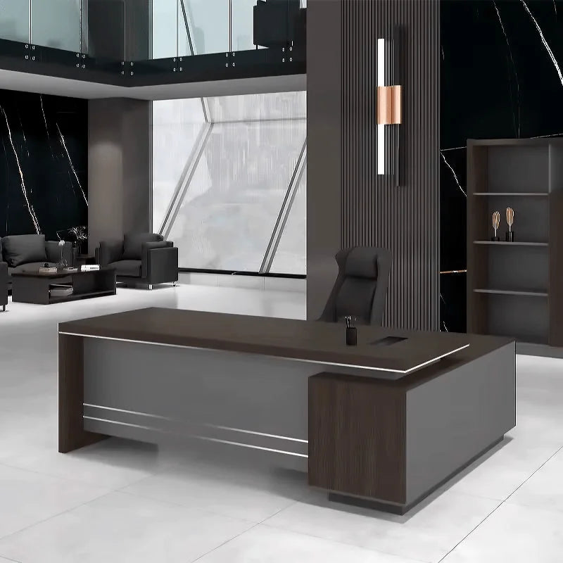 Leeds · Modern Executive L-Shaped Desk