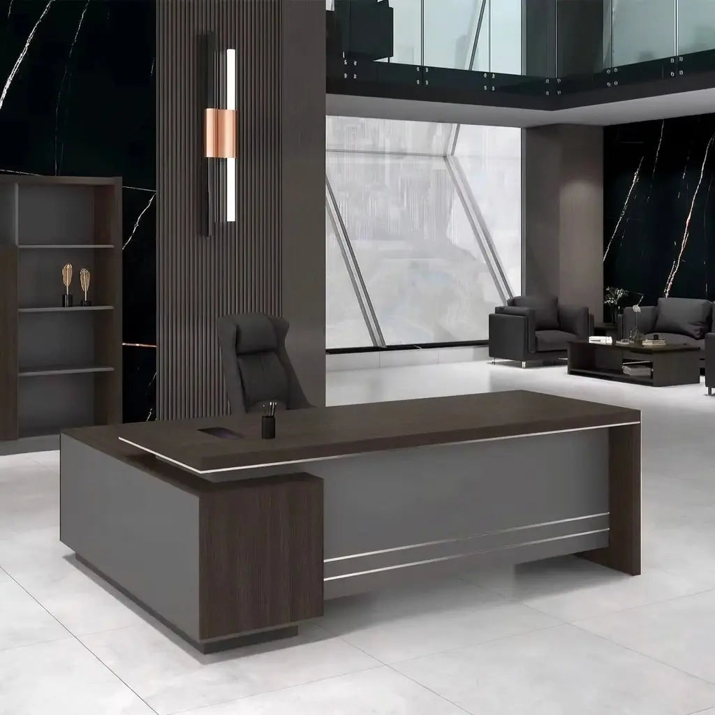 Leeds · Modern Executive L-Shaped Desk